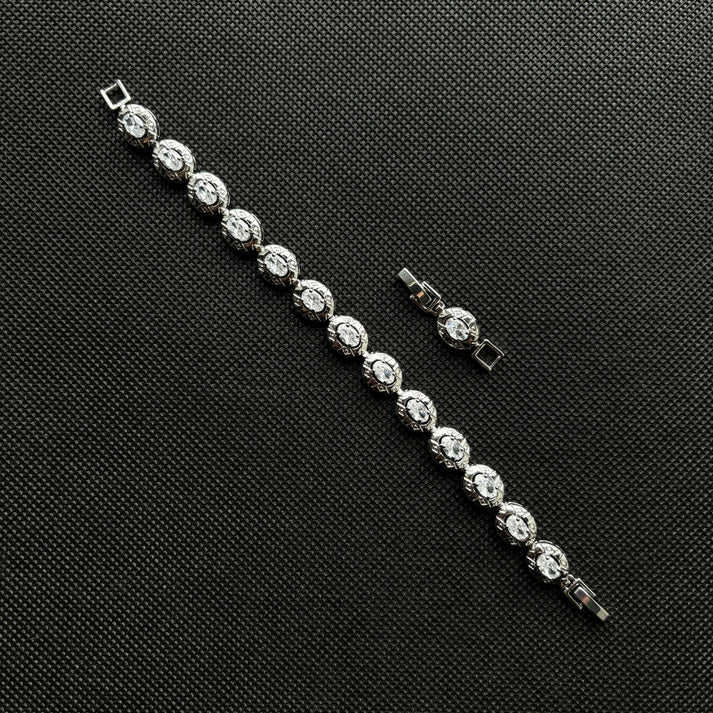 Sphere Bracelet evora | Pulsera de Circonitas Ovaladas