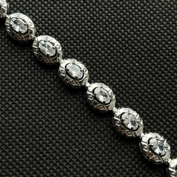 Sphere Bracelet evora | Pulsera de Circonitas Ovaladas